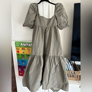 Aritzia Wilfred Serenade dress in moss